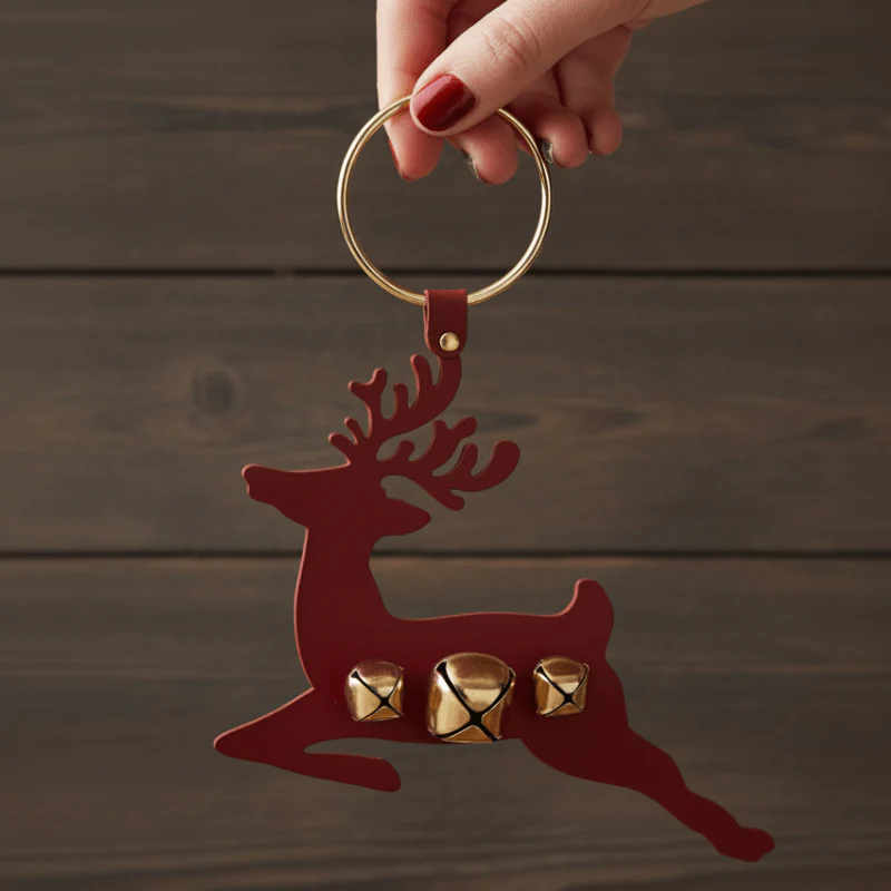 Deer Hanger With Bells - Assorted Colors - Image 3