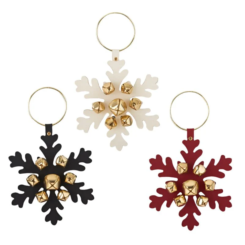 Snowflake Hanger With Bells - Assorted Colors - Image 4