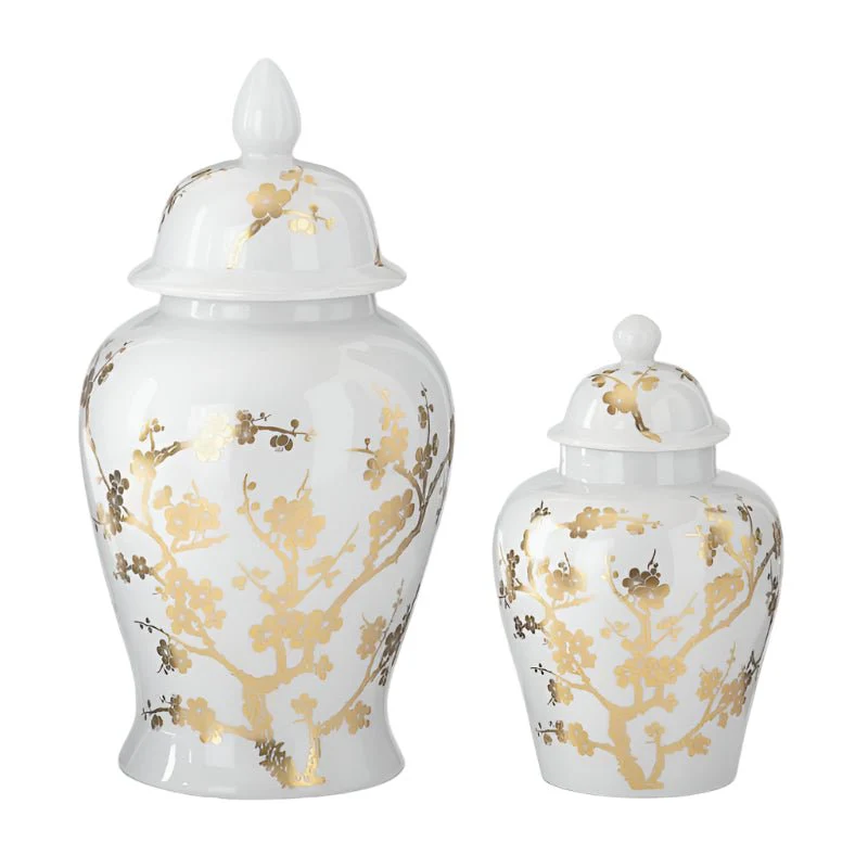 Cherry Blossom Ginger Jars - Two Sizes - Image 4