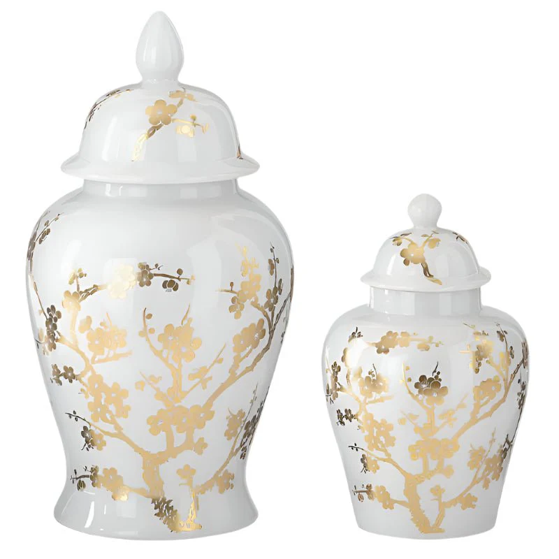 Cherry Blossom Ginger Jars - Two Sizes - Image 5