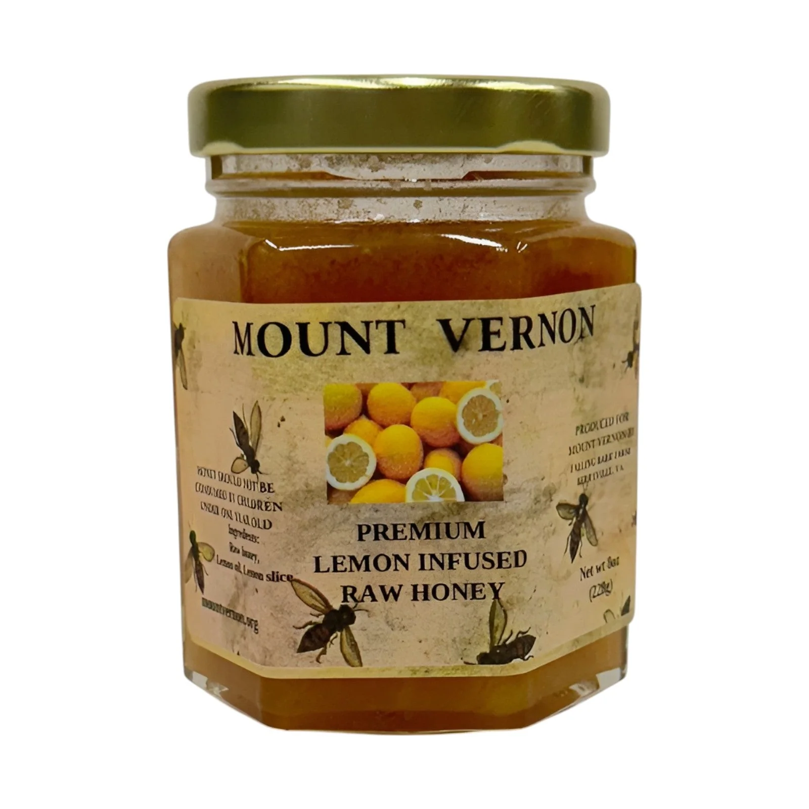 Mount Vernon Lemon Infused Raw Honey - Image 4