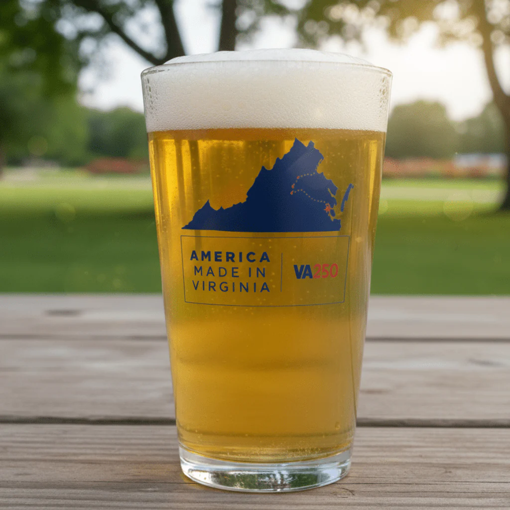 VA250 Historic Museums Collaboration Pint Glass - Image 3