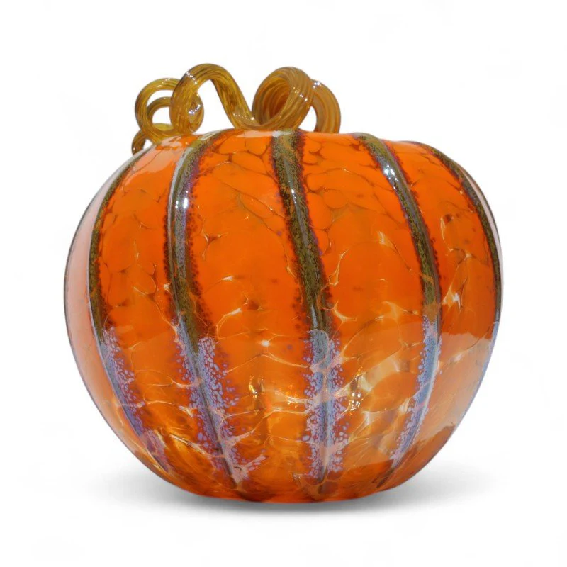 Luke Adams Maple Glaze Glass Pumpkins- Assorted Sizes - Image 4