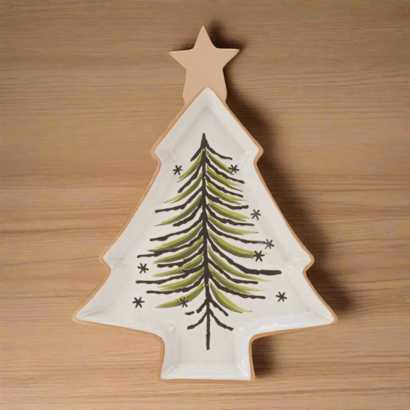 Ceramic Christmas Tree Tray - Image 3