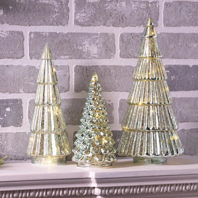 LED Glass Tree- Assorted Sizes - Image 2