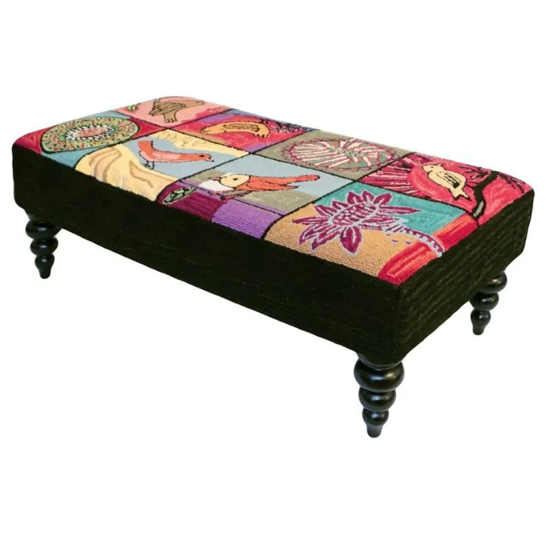 Bloomer Bird Bench - By Michaelian Home