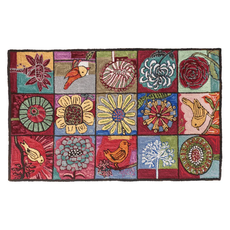Bloomer Birds Rugs - By Michaelian Home