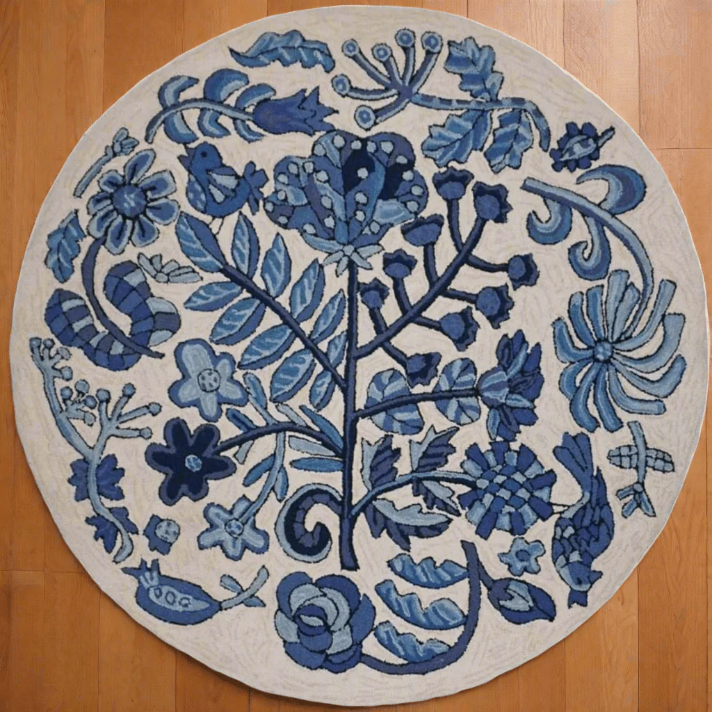 Bloomer Morning - Round Area Rug - Image 3