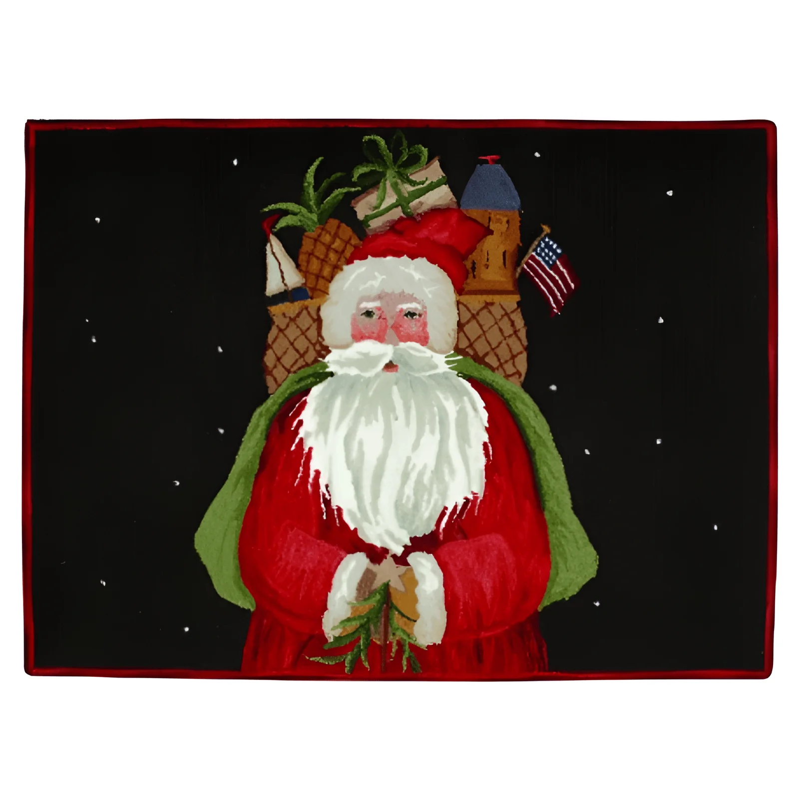 Santa with Gifts Rug By Michaelian Home