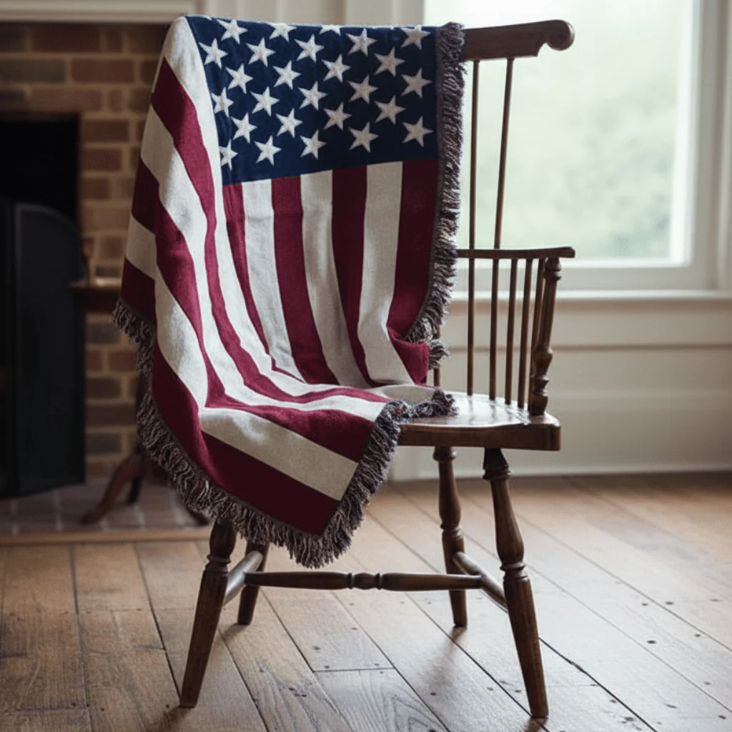 Mini American Flag Throw - Image 4