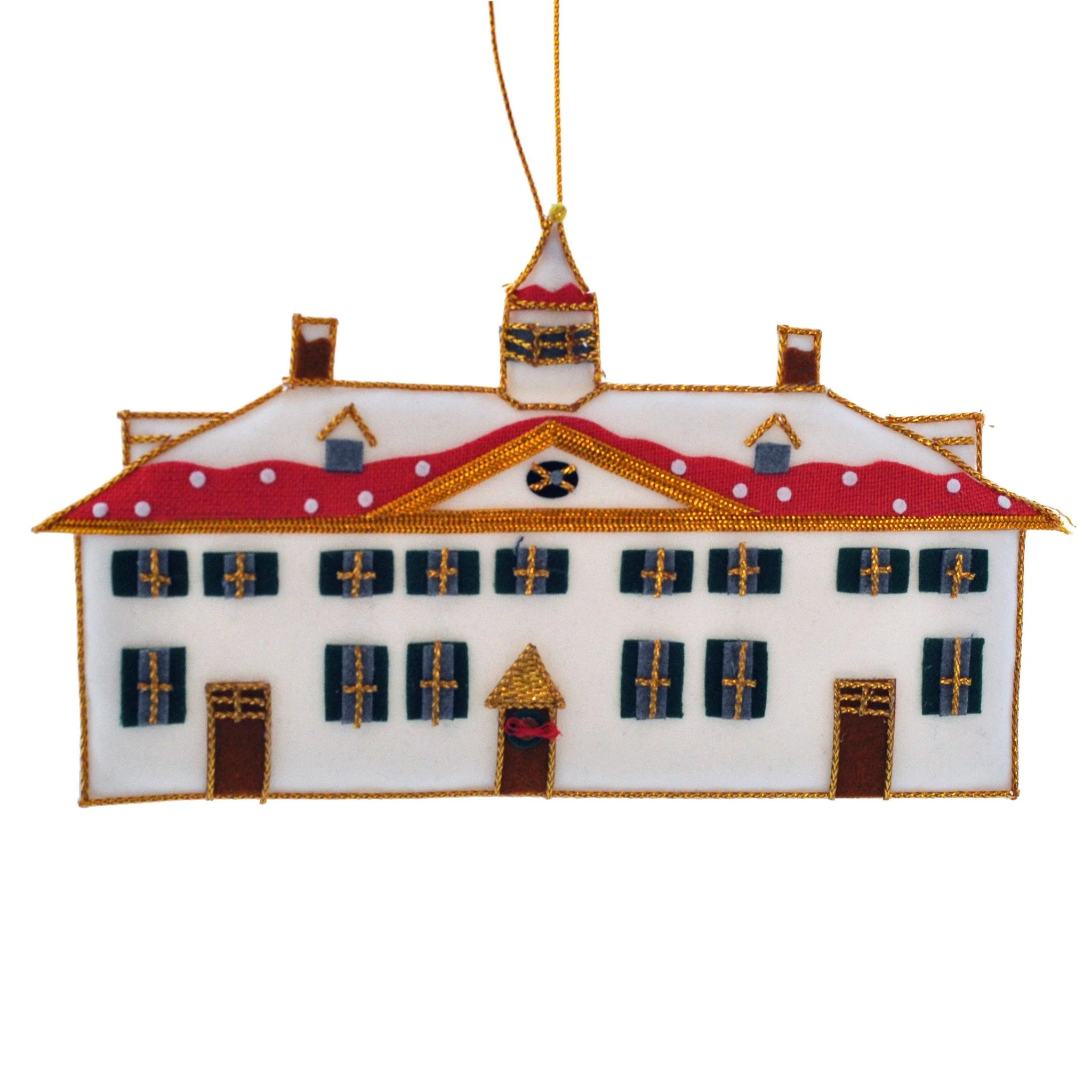 Mount Vernon in Winter Ornament
