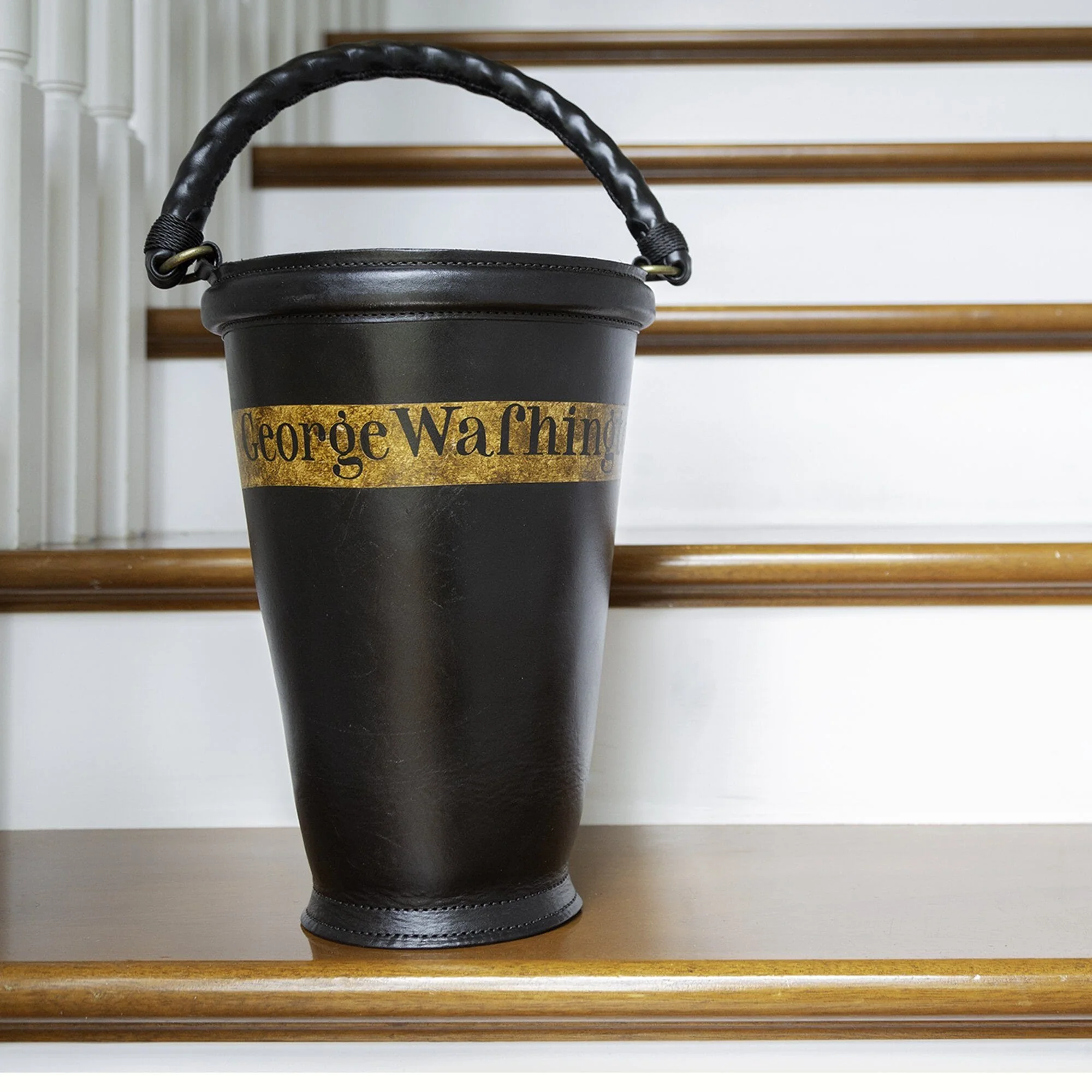 Mount Vernon Leather Fire Bucket - Image 4