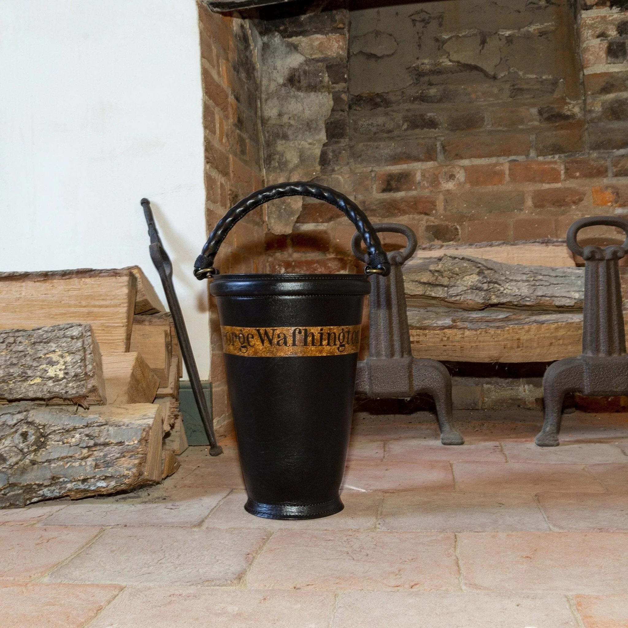 Mount Vernon Leather Fire Bucket - Image 5