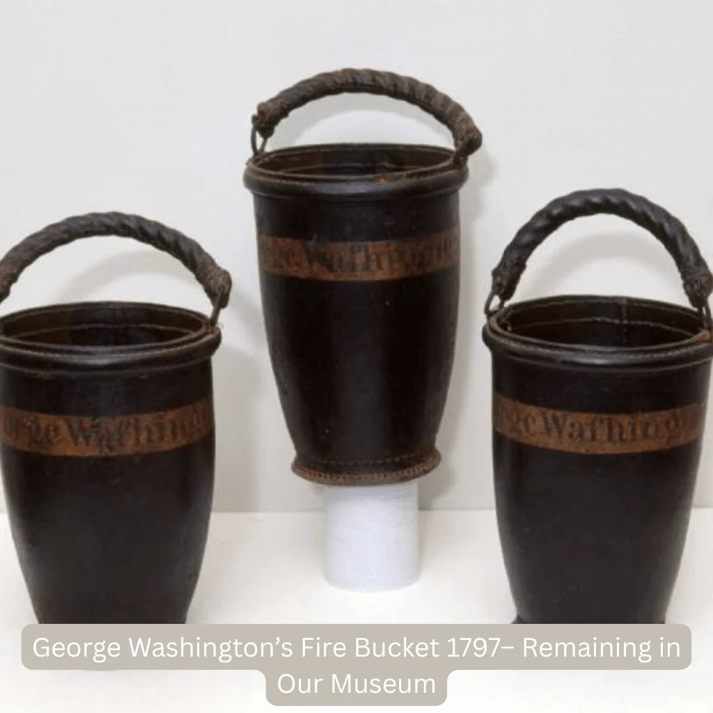 Mount Vernon Leather Fire Bucket - Image 7