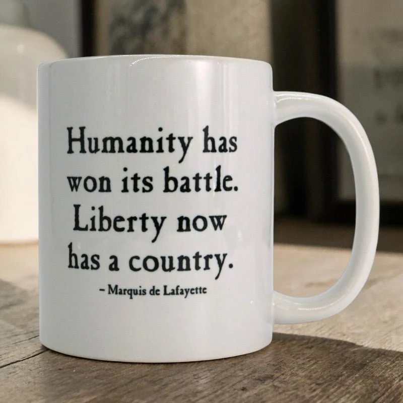 Lafayette Humanity Quote Mug - Image 2