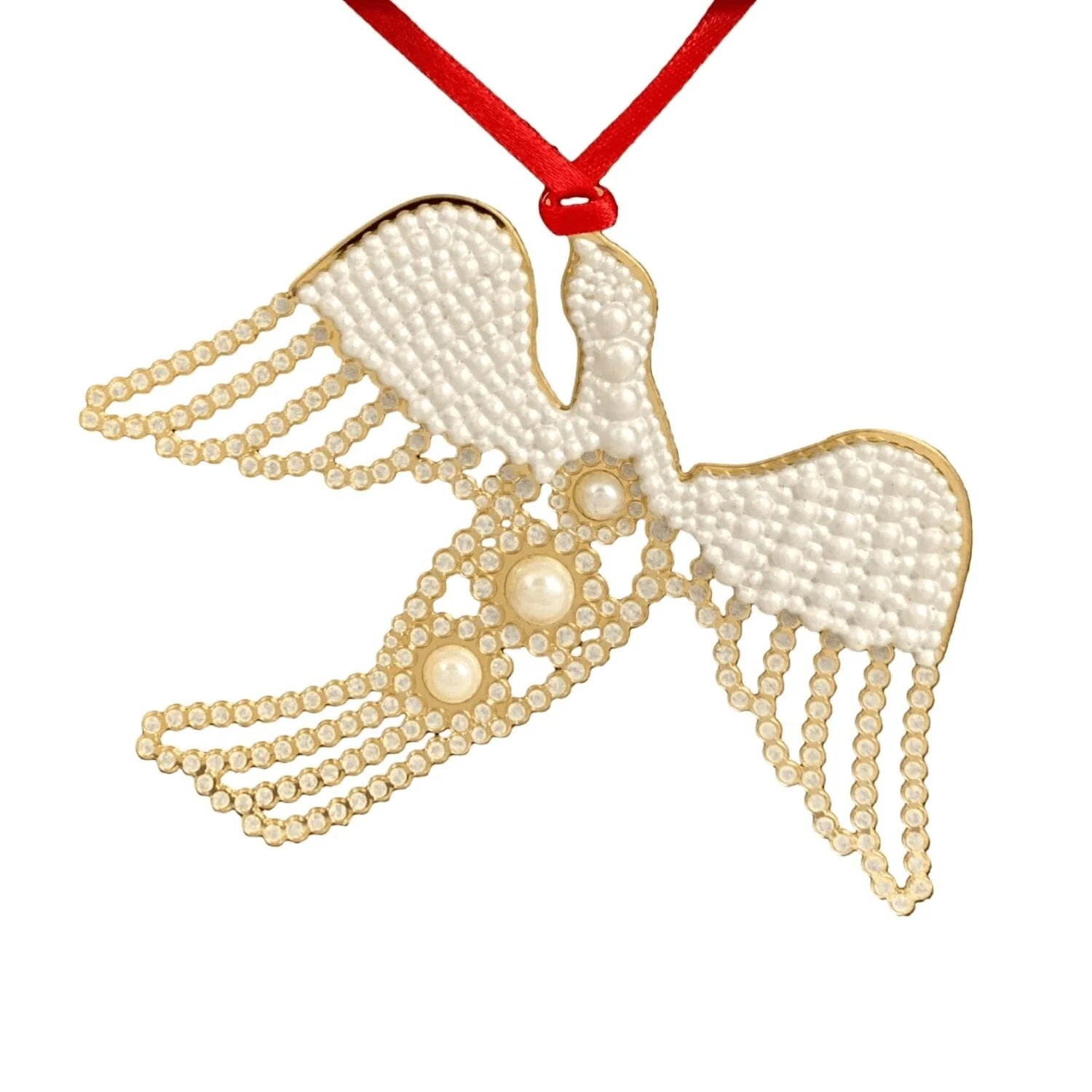Martha's Pearl Dove Ornament - Image 3