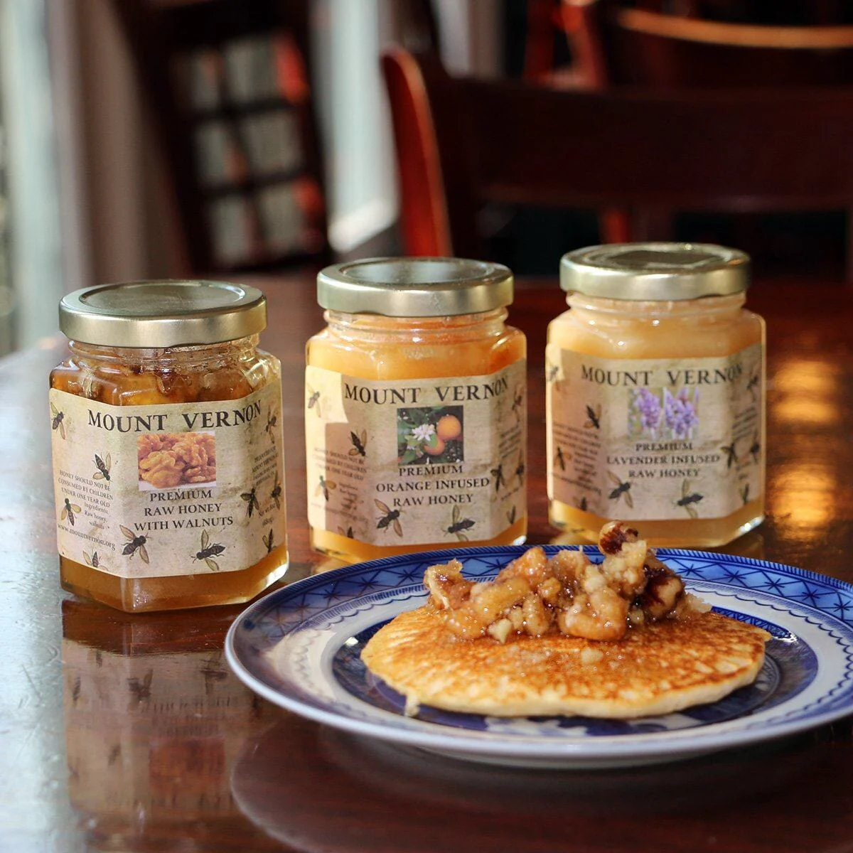 Mount Vernon Orange Infused Raw Honey - Image 3