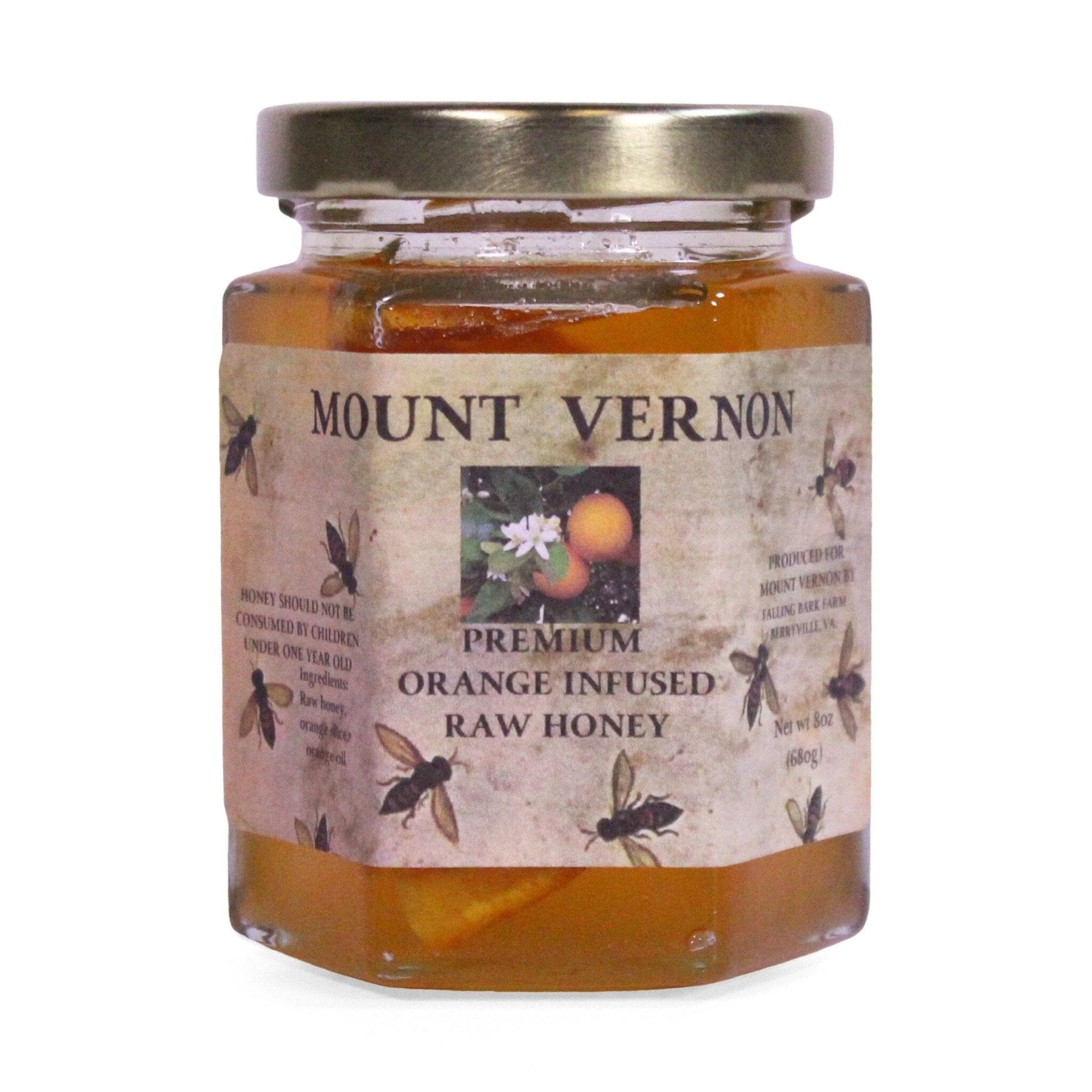 Mount Vernon Orange Infused Raw Honey - Image 4