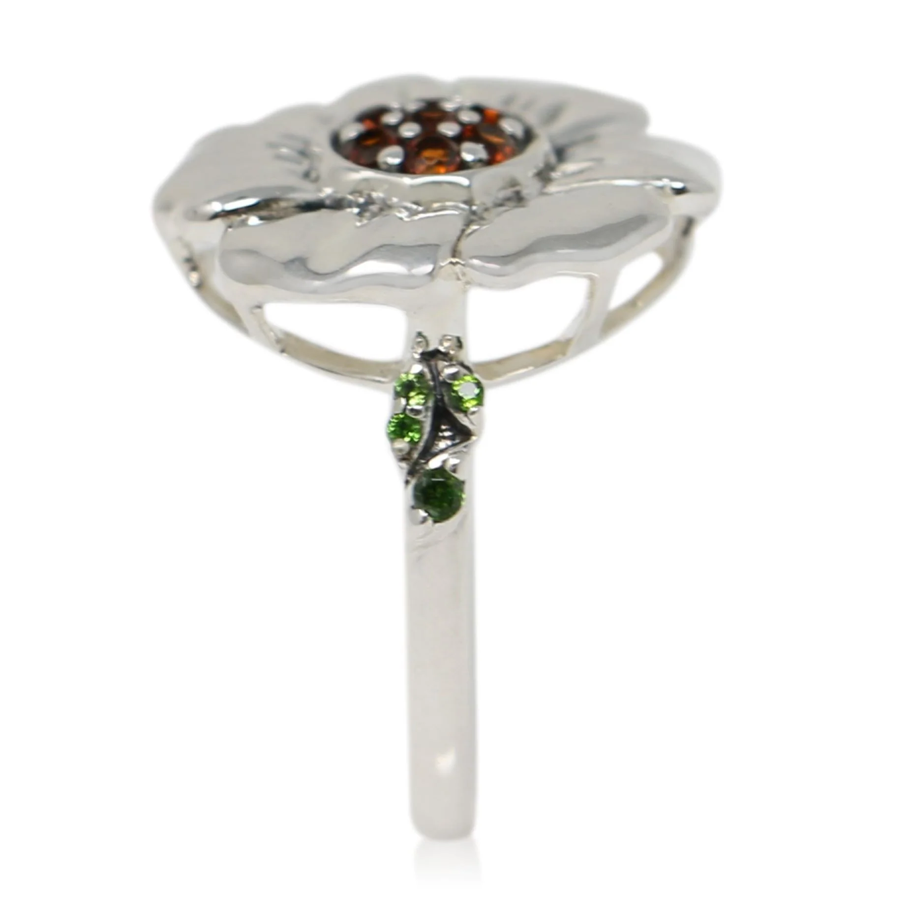 Front Parlor Garnet Sterling Silver Ring - Image 3