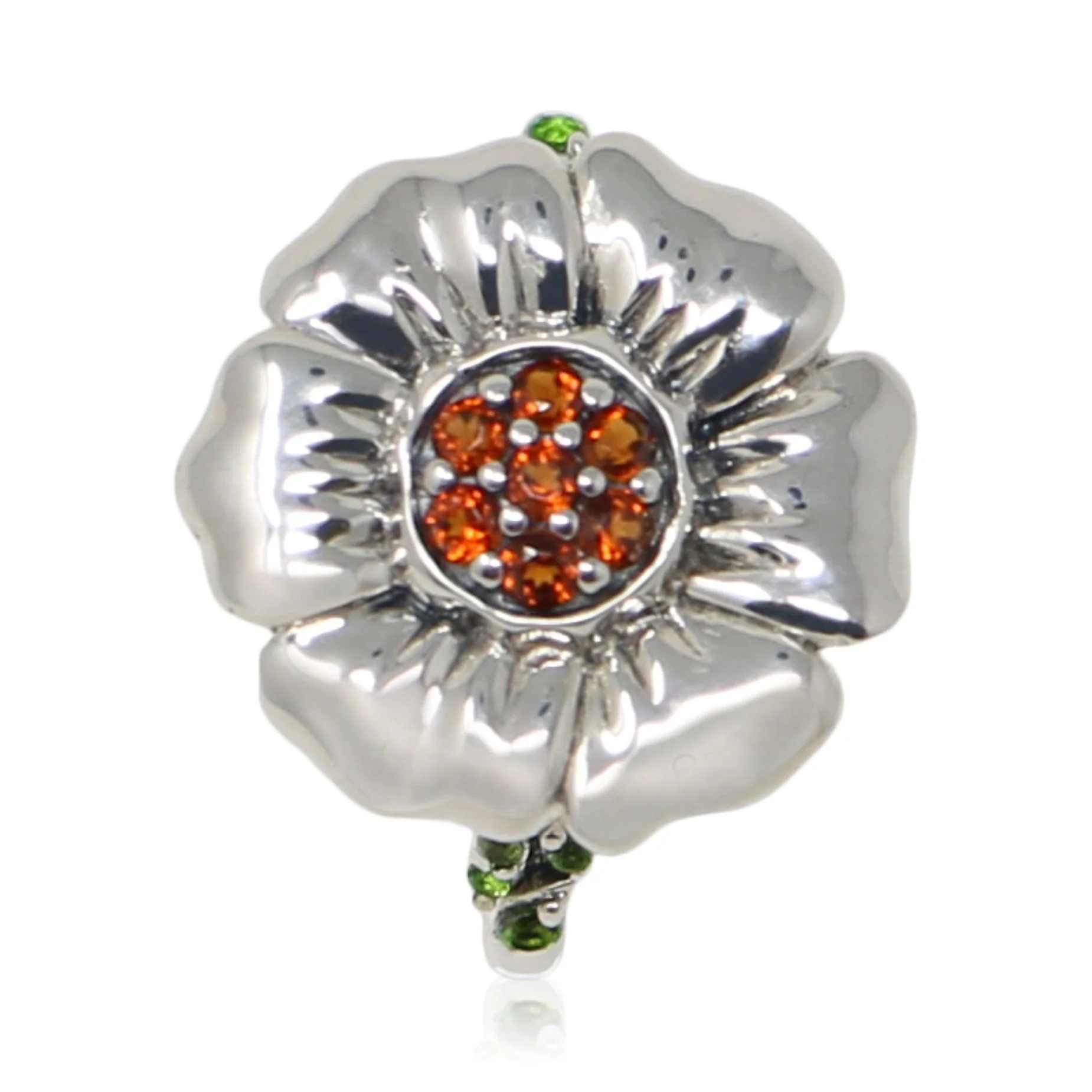 Front Parlor Garnet Sterling Silver Ring - Image 4