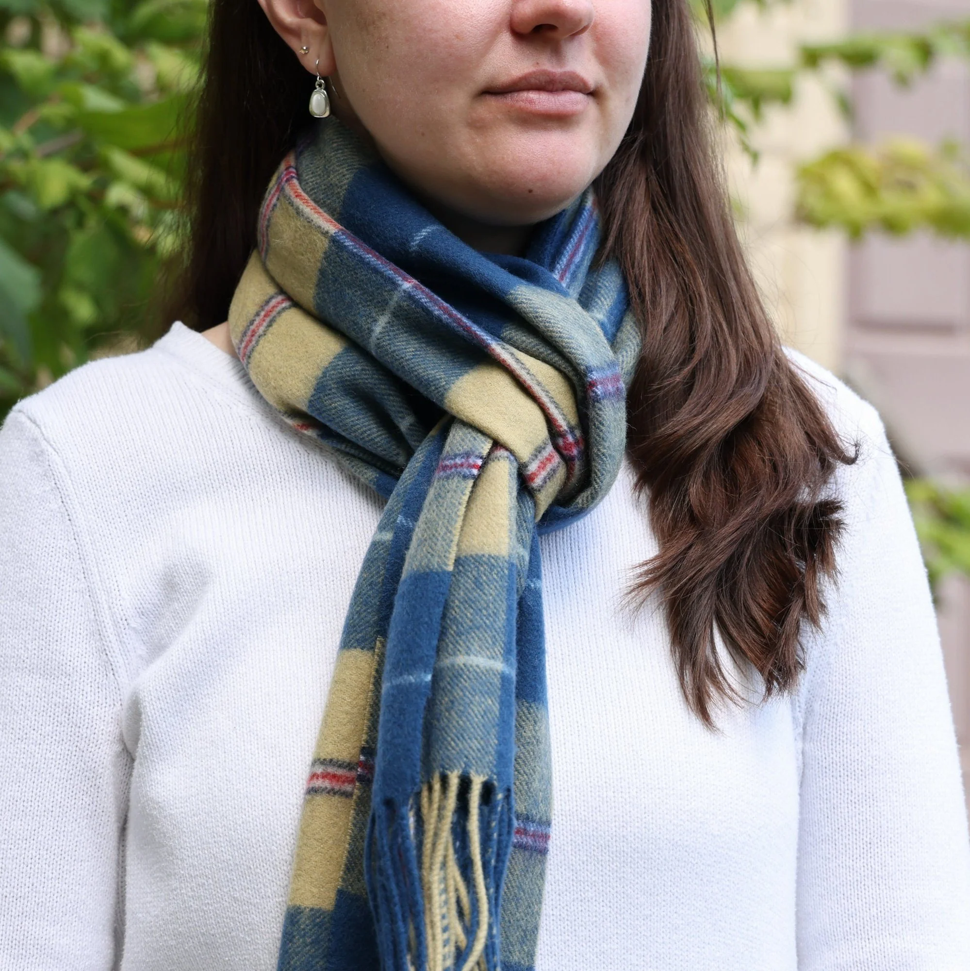 Lambswool Tartan Scarf - GW Tartan - Image 7