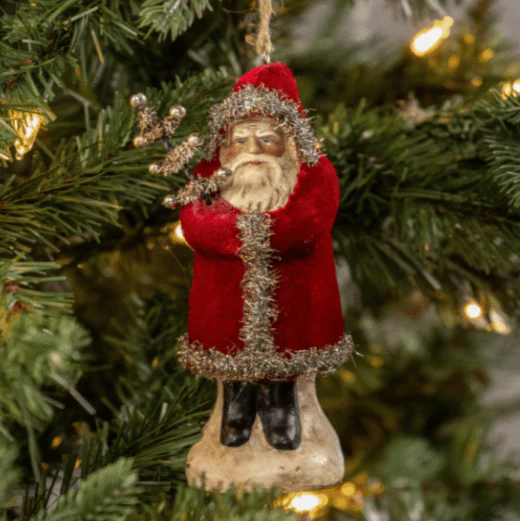 Wine Velvet Belsnickle Ornament - Image 2