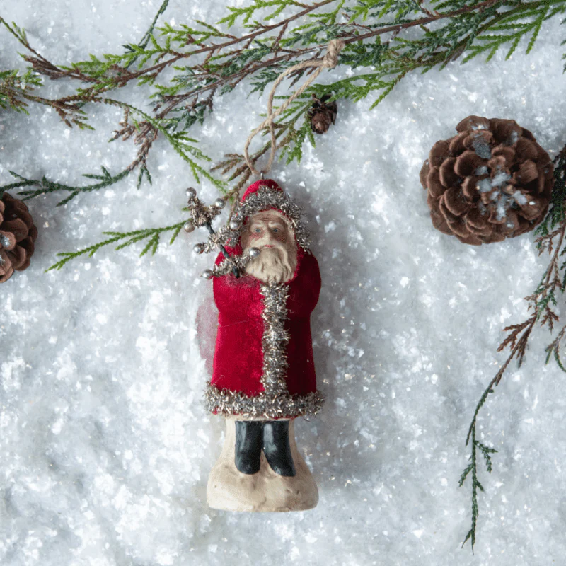 Wine Velvet Belsnickle Ornament - Image 3