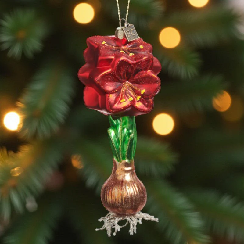 Amaryllis Bulb Ornament- Assorted Colors