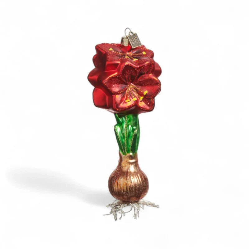 Amaryllis Bulb Ornament- Assorted Colors - Image 3
