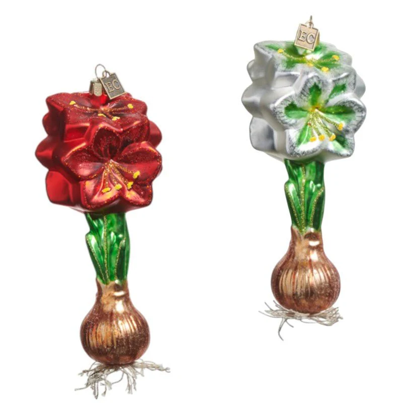 Amaryllis Bulb Ornament- Assorted Colors - Image 5