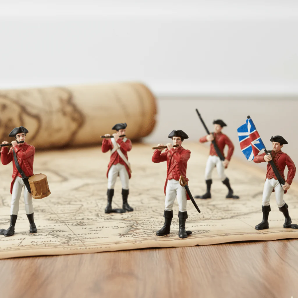 American Revolution British Soldiers Miniatures