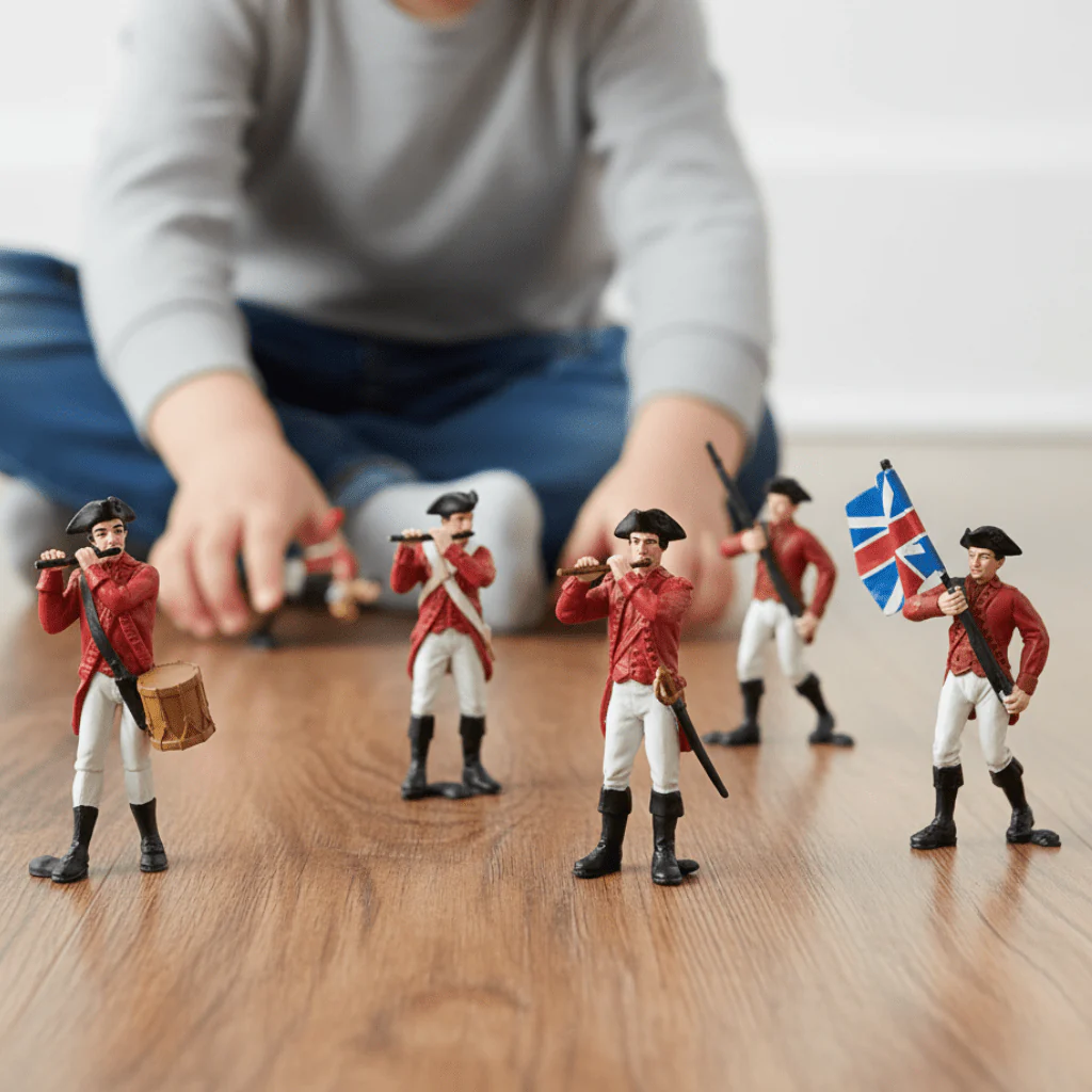 American Revolution British Soldiers Miniatures - Image 3