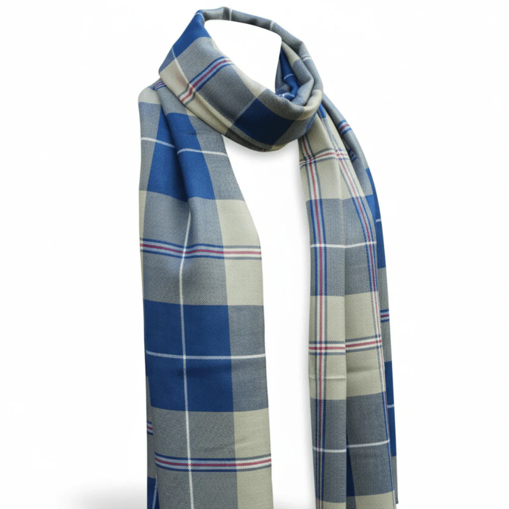 Tartan Viscose Scarf- GW Tartan - Image 3