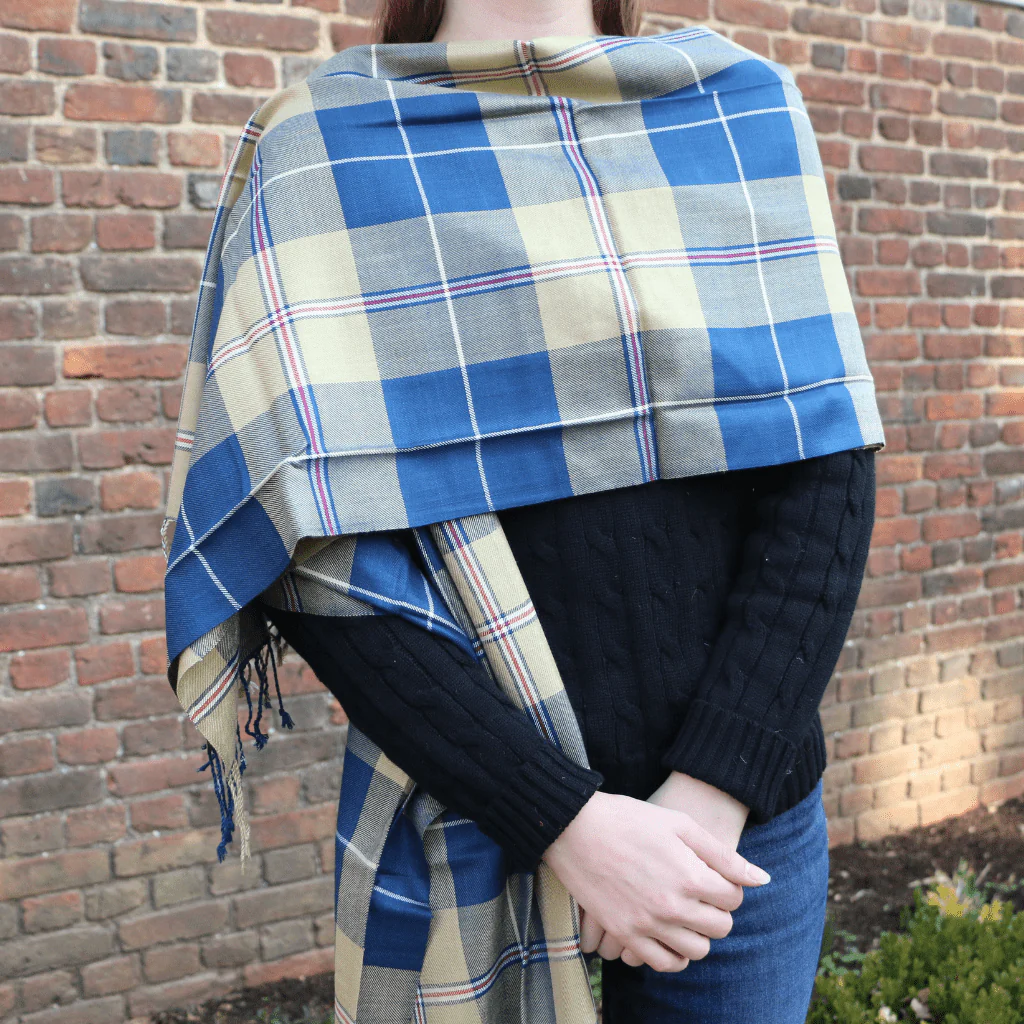 Tartan Viscose Scarf- GW Tartan - Image 4