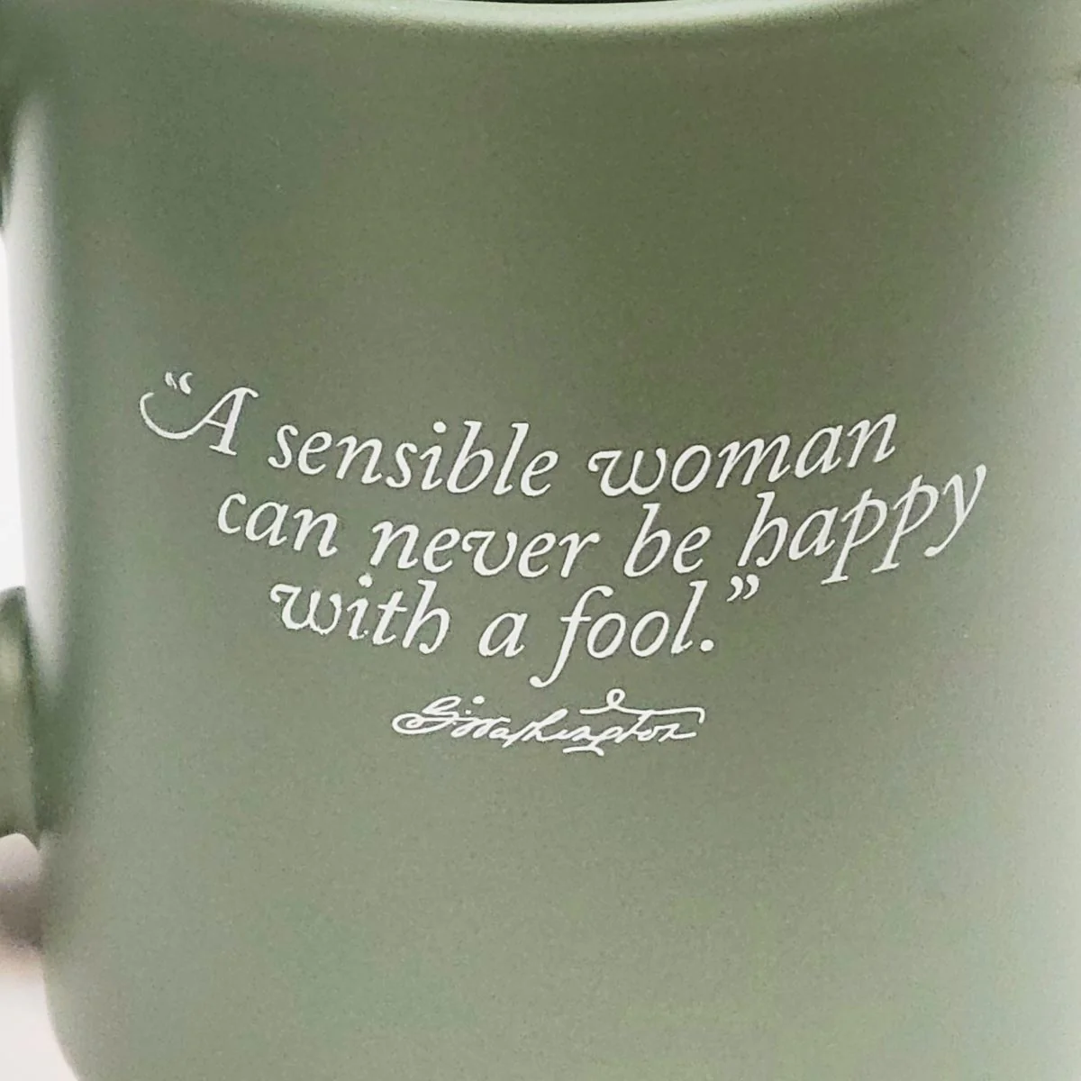 Sensible Woman Mug - Moss Green - Image 3