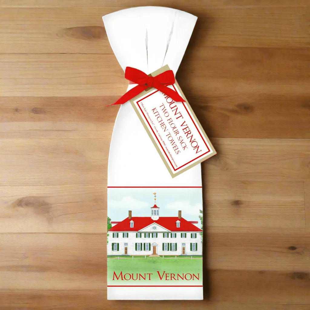 Set of 2 Mount Vernon Flour Sack Towels - Image 2