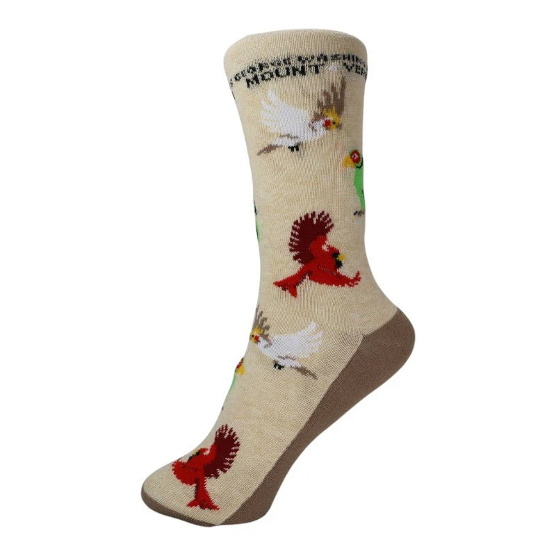 Birds of Mount Vernon Socks