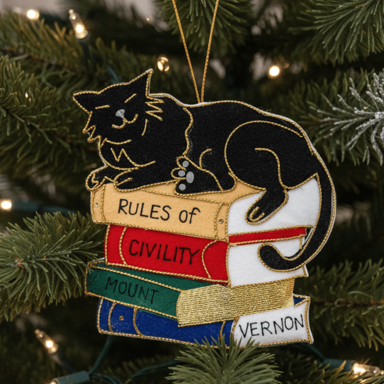 St. Nicolas Cat Ornament - Mount Vernon Exclusive