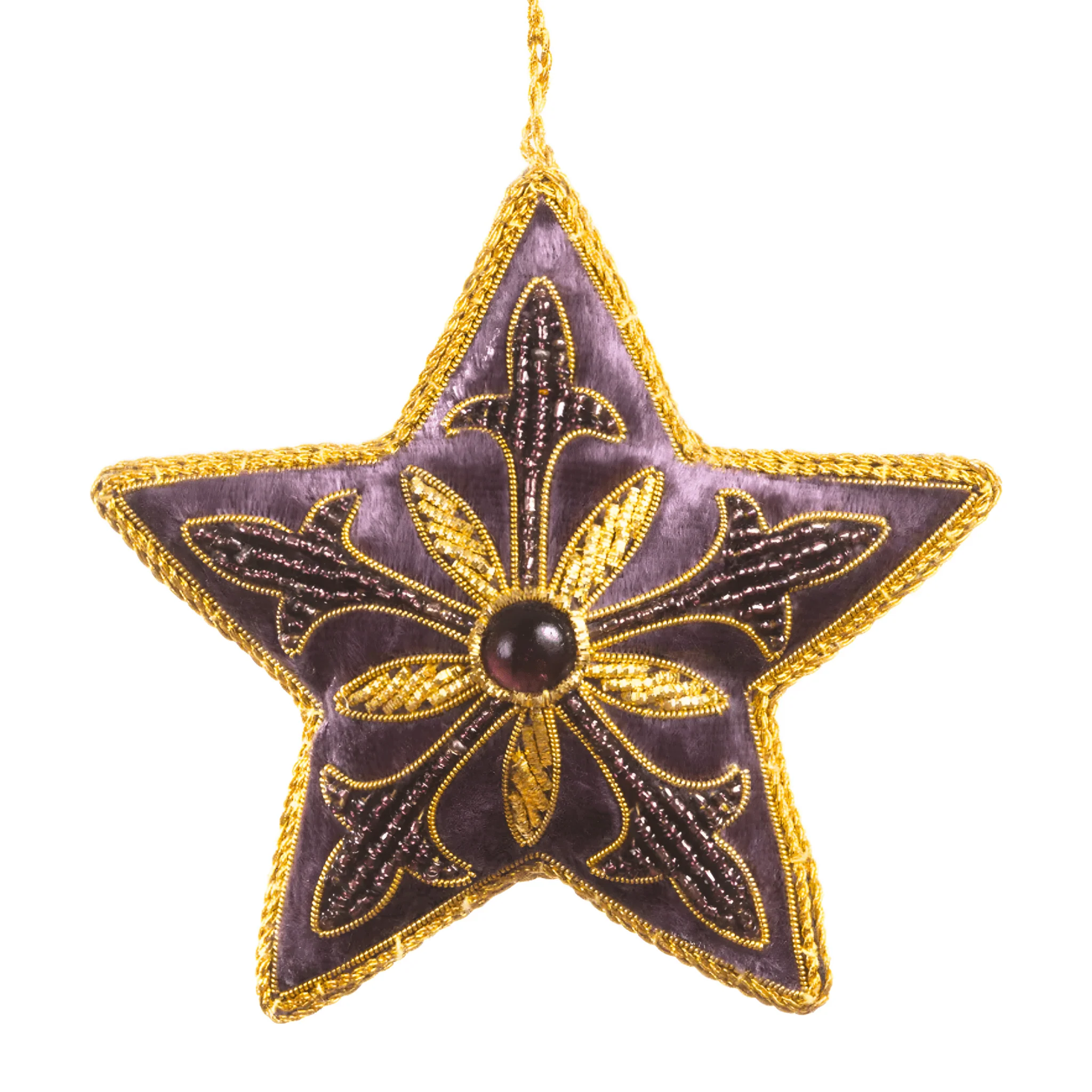 Purple Start Ornament St. Nicolas