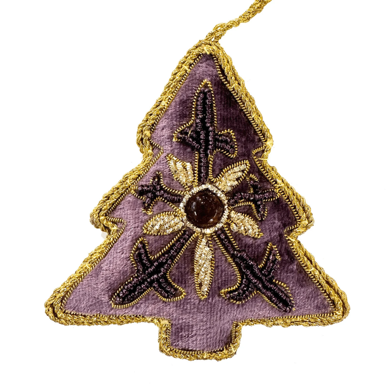 Purple Tree Ornament St. Nicolas