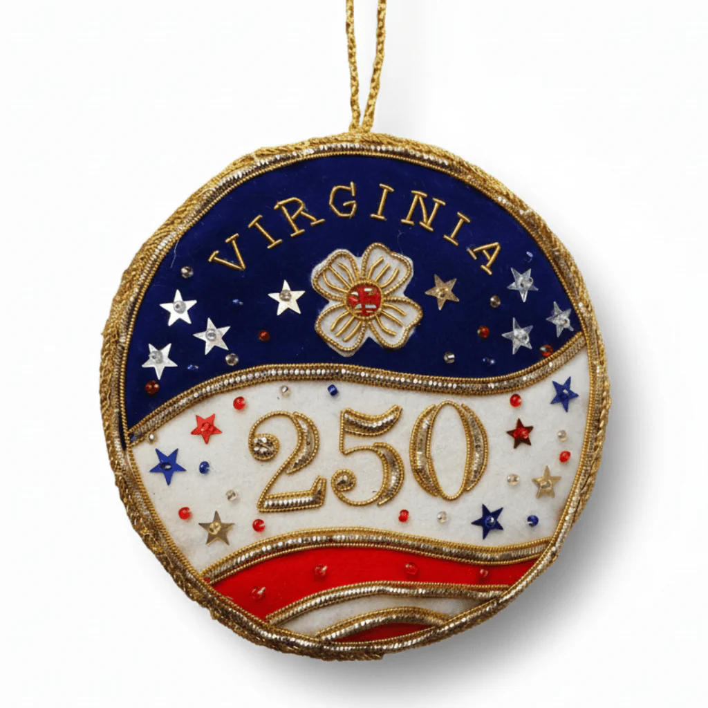 Virginia 250th Anniversary Dogwood Ornament St. Nicolas - Image 2