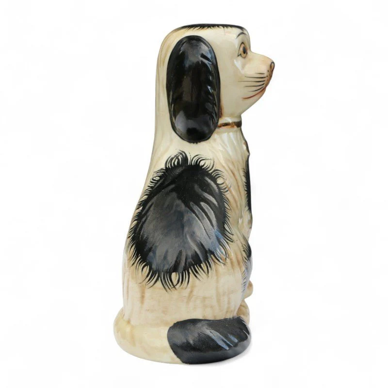 Staffordshire Dog Pair – Black and White - Image 4