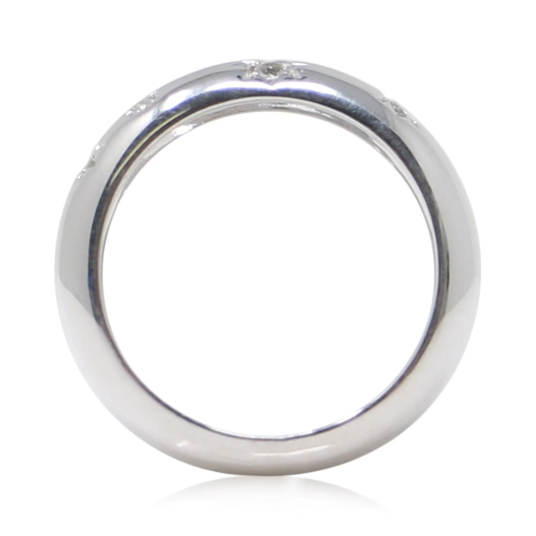 Sterling Silver and White Topaz Ring Star - Image 2