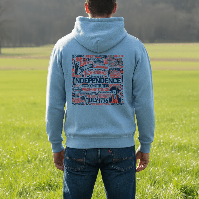 Independence Poster Hoodie - Image 4