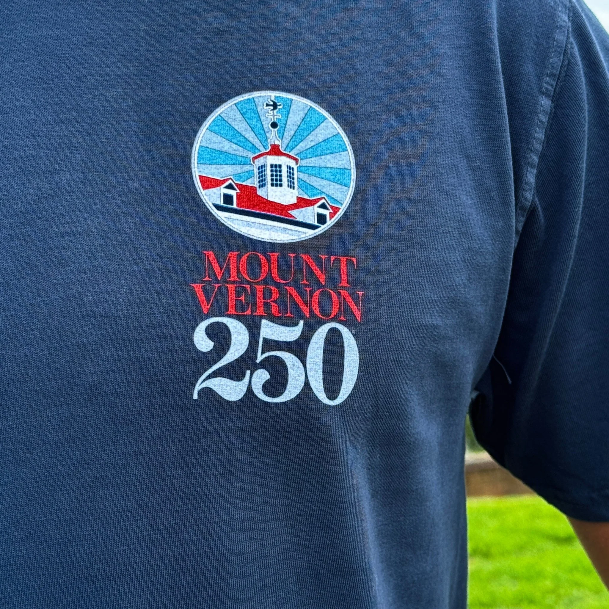 Mount Vernon 250th Anniversary T- Shirt - Image 4