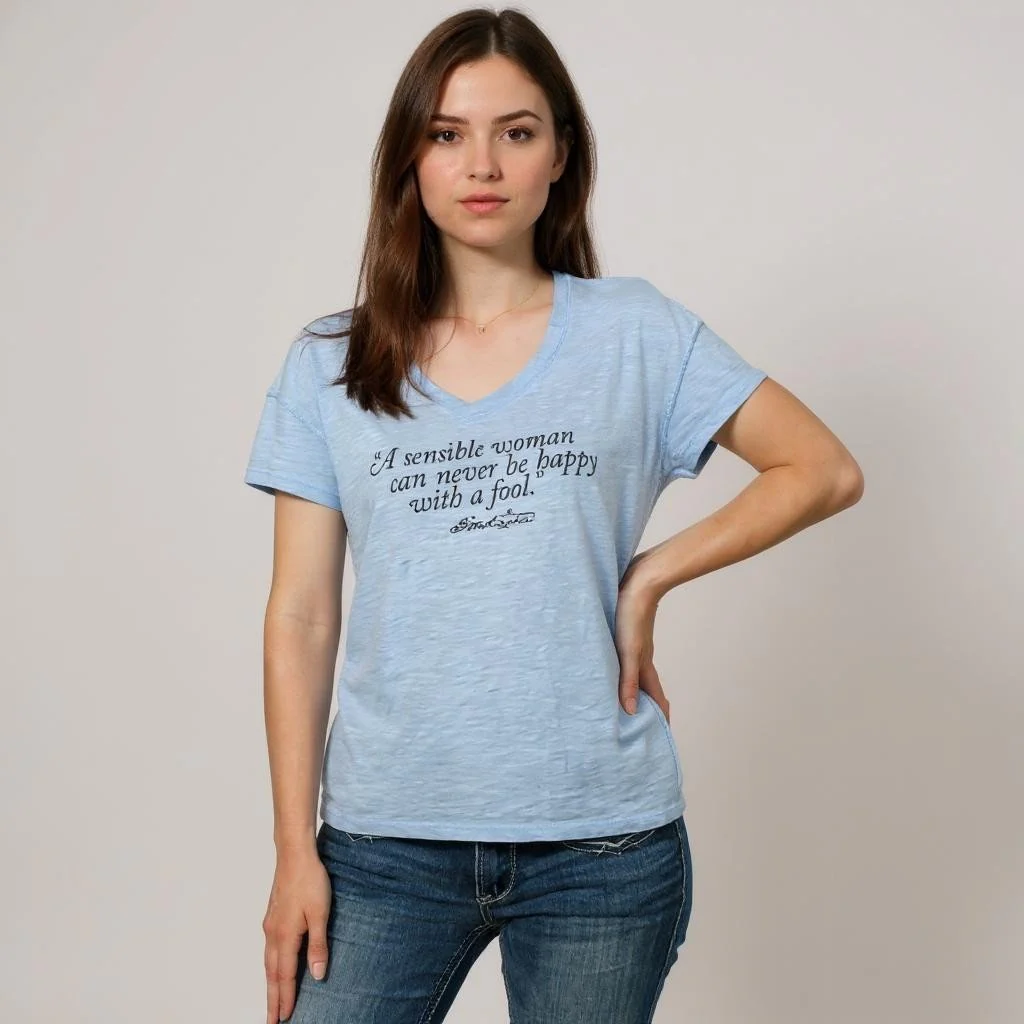 Sensible Woman Fitted T-Shirt- Assorted Colors - Image 5