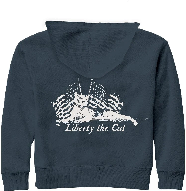 Youth Liberty Cat Hoodie - Image 4