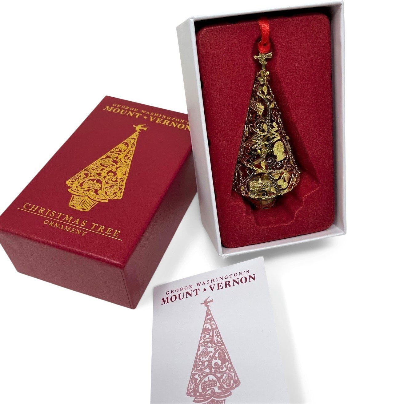 Three-Dimensional Brass Christmas Tree Ornament - Image 7