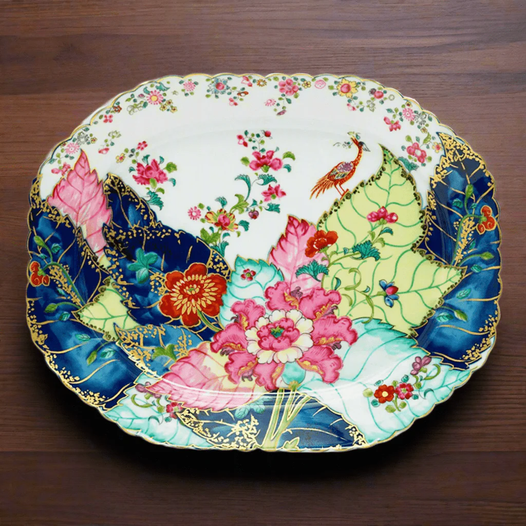 Tobacco Leaf 15.5” Platter - Image 2