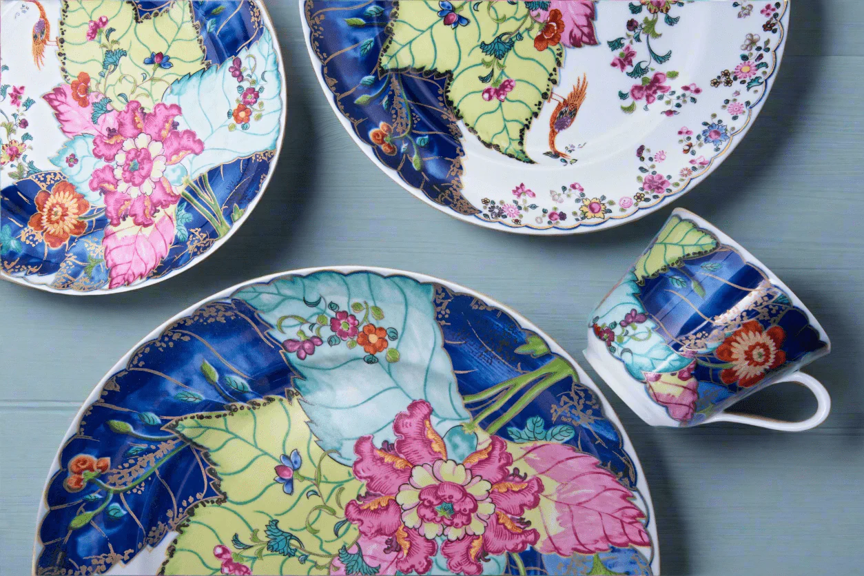 Tobacco Leaf Dessert Plate - Image 6
